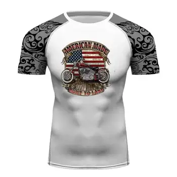 Customized rashguard compression shirt men Biker T shirt American Vintage Motorbike Biker Chopper Motorcycle Bobber 211 white
Customized rashguard compression shirt men Biker T shirt American Vintage Motorbike Biker Chopper Motorcycle Bobber 211 white