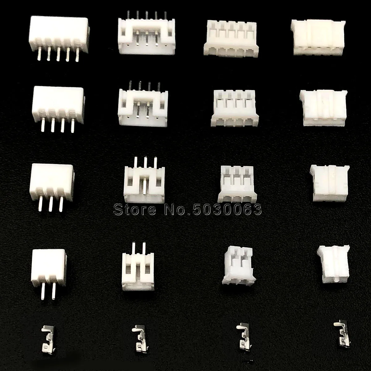 240pcs XH 2.54mm 2 3 4pin Right Angle Pitch Terminal Housing Header Connector 