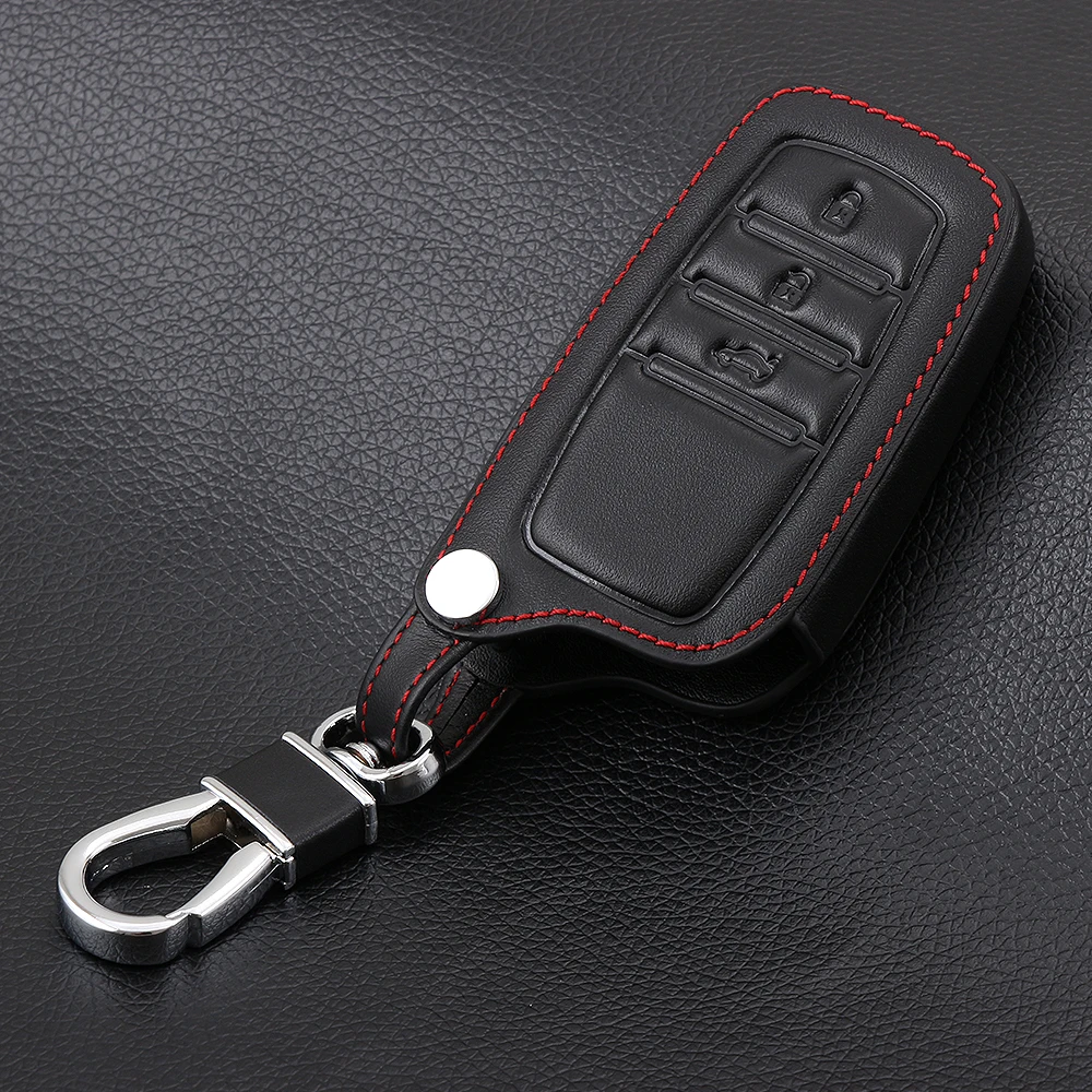 Genuine Leather Men & Women Car Key Cover Holder KeyChain Key Case For Toyota Avensis Corolla Prius Camry Vitz RAV4 Auto Parts
Genuine Leather Men & Women Car Key Cover Holder KeyChain Key Case For Toyota Avensis Corolla Prius Camry Vitz RAV4 Auto Parts