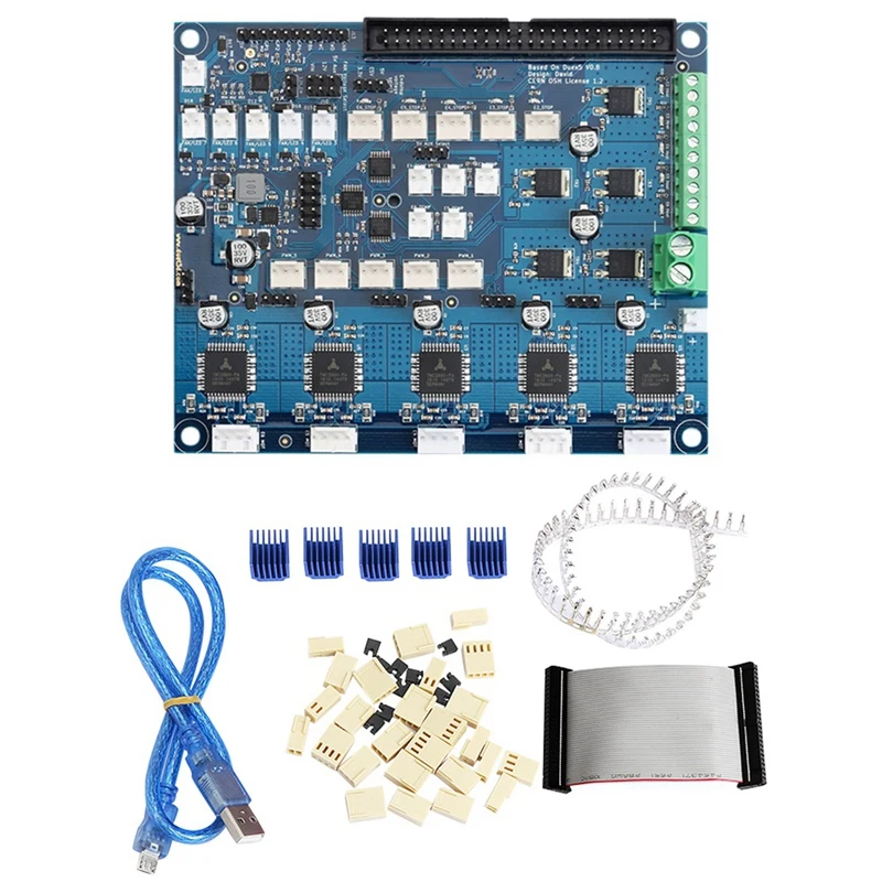 Cloned Duex5 Duex Expansion Board With Tmc2660 Support For Thermocouple Or Pt100 Daughter Boards For 3D Printer And Cnc Machin
Cloned Duex5 Duex Expansion Board With Tmc2660 Support For Thermocouple Or Pt100 Daughter Boards For 3D Printer And Cnc Machin