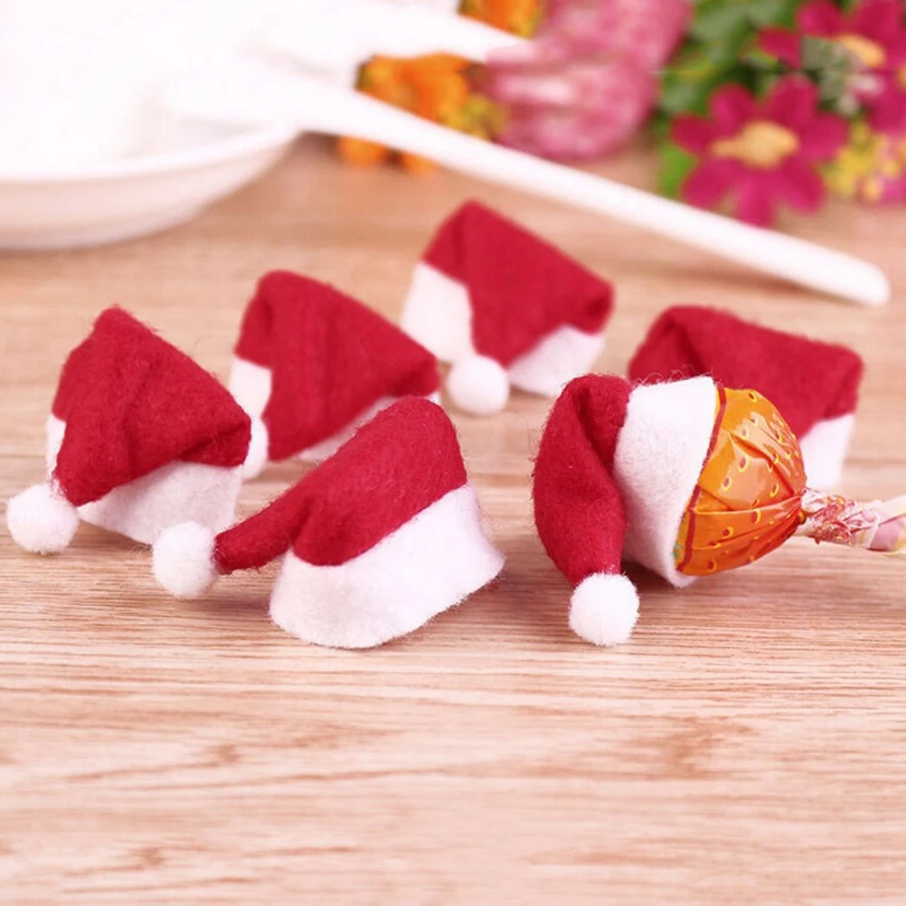 6PCS Mini Santa Claus Hat Christmas Xmas Holiday Lollipop Top Topper Cover Festival Decor Wholesale
6PCS Mini Santa Claus Hat Christmas Xmas Holiday Lollipop Top Topper Cover Festival Decor Wholesale