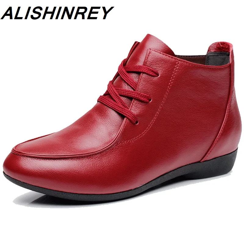 ALISHINREY Women's shoes Cowhide Genuine Leather Shallow Mouth Full Soft bottom Comfortable Large Size Women Shoes 42 43
ALISHINREY Women's shoes Cowhide Genuine Leather Shallow Mouth Full Soft bottom Comfortable Large Size Women Shoes 42 43