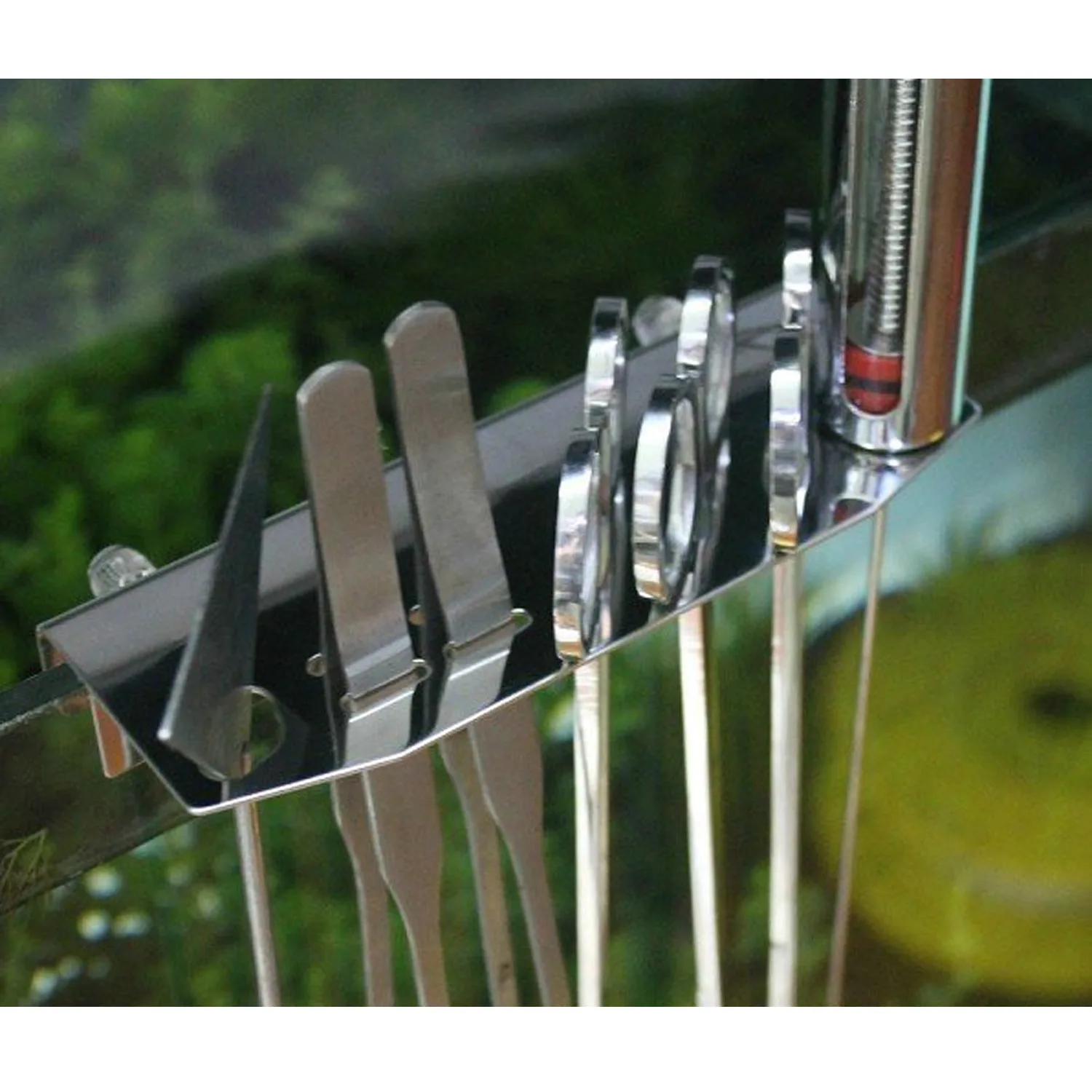 Behogar Stainless Steel Aquarium Tank Aquatic Water Plants Pruning Tools Holder Rack for Maintenance Tweezers Scissors Spatula
Behogar Stainless Steel Aquarium Tank Aquatic Water Plants Pruning Tools Holder Rack for Maintenance Tweezers Scissors Spatula