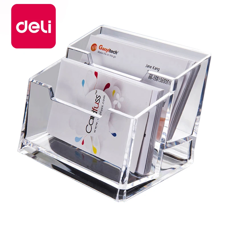 2PCS Business Card Holder Desktop Single/Double/Three Layer Business Exhibition Acrylic Transparent Storage Box Thick Simple
2PCS Business Card Holder Desktop Single/Double/Three Layer Business Exhibition Acrylic Transparent Storage Box Thick Simple