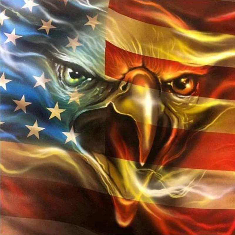 Full Square/Round Drill 5D DIY Diamond Painting "Eagle And Nation Flag" 3D Embroidery Cross Stitch Mosaic Home Decor
Full Square/Round Drill 5D DIY Diamond Painting "Eagle And Nation Flag" 3D Embroidery Cross Stitch Mosaic Home Decor
