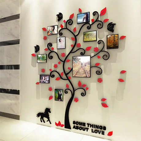 Wall Stickers Home Decor 3 D crystal acrylic Wall Stickers Photo wall frame tree stickers sitting room bedroom decoration 2017
Wall Stickers Home Decor 3 D crystal acrylic Wall Stickers Photo wall frame tree stickers sitting room bedroom decoration 2017