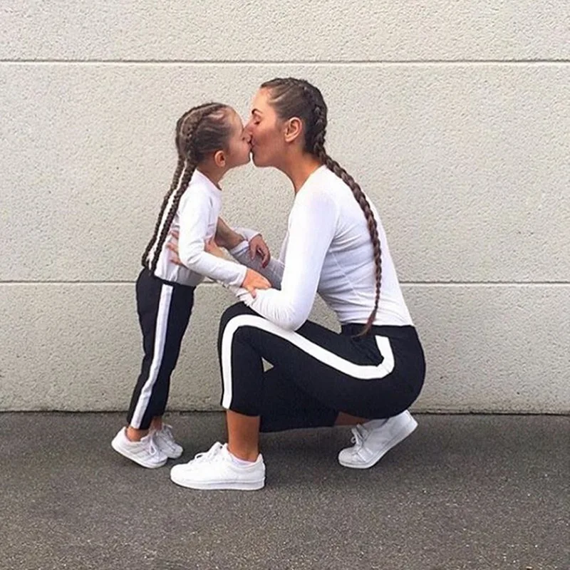 New Mother Daughter Family Mom Kids Girls Long Loose Wide Leg Black Pants Trousers Sweatpants Pants
New Mother Daughter Family Mom Kids Girls Long Loose Wide Leg Black Pants Trousers Sweatpants Pants