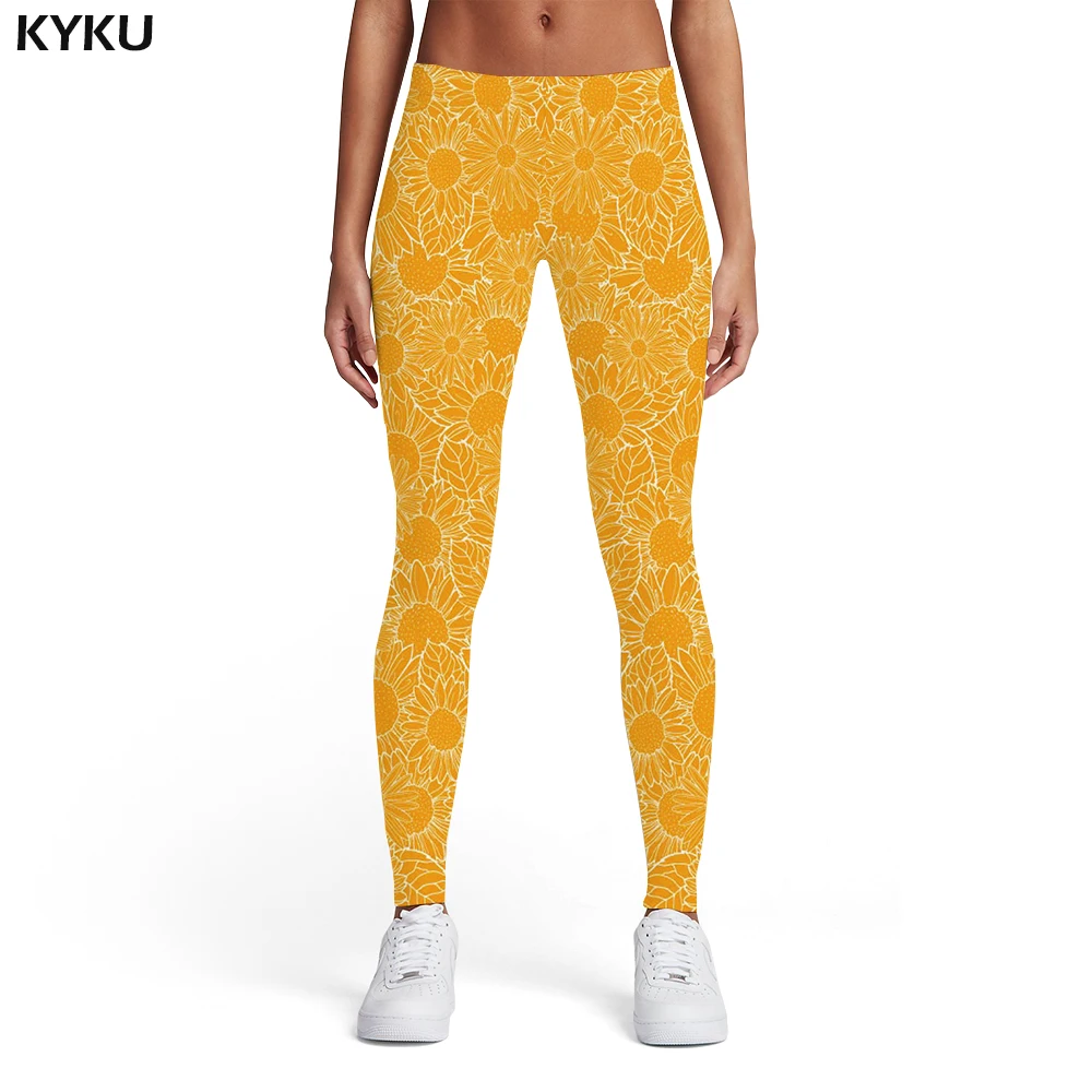 KYKU Flower Leggings Women Yellow Ladies Harajuku 3d Print Abstract Printed pants Gothic Trousers Womens Leggings Pants
KYKU Flower Leggings Women Yellow Ladies Harajuku 3d Print Abstract Printed pants Gothic Trousers Womens Leggings Pants