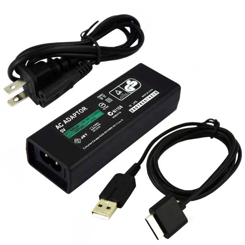 

EU Plug Charger Data Cable For SONY PSP GO CARGADOR ORIGINAL N100 Completo Power Supply Como Nuevo Playsrtation