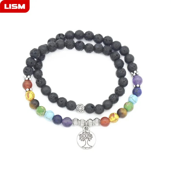 Multilayer Wrap Long Bracelet Necklace 6MM Volcanic Stone Ball Bead Chakra Yoga Life Tree Bracelet for Women Men Gifts
Multilayer Wrap Long Bracelet Necklace 6MM Volcanic Stone Ball Bead Chakra Yoga Life Tree Bracelet for Women Men Gifts