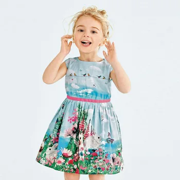 Girl Dresses Sleeveless Rabbit Print Flower Dress for Girls Princess Dress Children Costume Vestidos Stripe Bow Kids Clothes
Girl Dresses Sleeveless Rabbit Print Flower Dress for Girls Princess Dress Children Costume Vestidos Stripe Bow Kids Clothes
