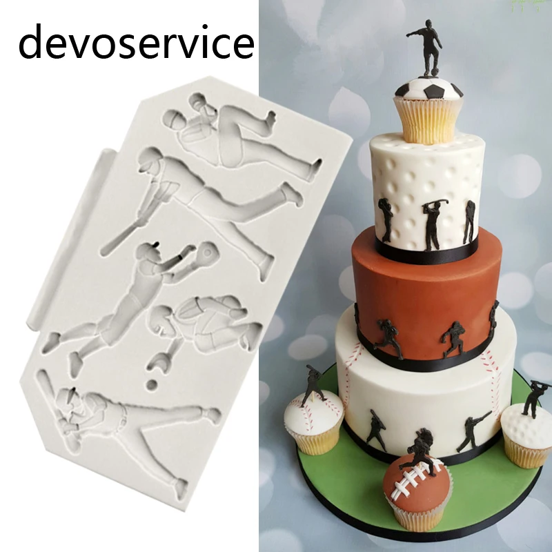 Baseball Sports 3D Football Sports Shape Soap Mold Fondant Silicone Molds For Cake Decorating Free Shiiping 880507
Baseball Sports 3D Football Sports Shape Soap Mold Fondant Silicone Molds For Cake Decorating Free Shiiping 880507