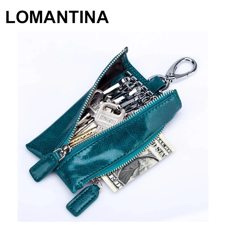 LOMANTINA Best Leather Key Wallet Men Vintage Zipper Keys Case Retro Man Car Key Holder Housekeeper Coin Wallets
LOMANTINA Best Leather Key Wallet Men Vintage Zipper Keys Case Retro Man Car Key Holder Housekeeper Coin Wallets