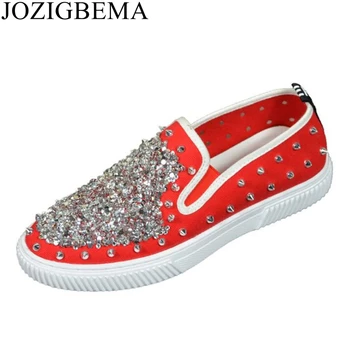 Rivets Charm Fashion Forward Men Casual Comfort Shoes Red Slip On Rhinestone sequins Charm Man Leisure Boast Shoes
Rivets Charm Fashion Forward Men Casual Comfort Shoes Red Slip On Rhinestone sequins Charm Man Leisure Boast Shoes