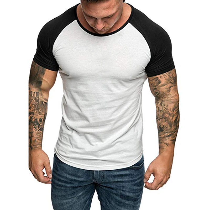 MJARTORIA Mens Raglan Sleeve T-shirts Summer Fashion Casual Soft Breathable Spliced Color Tops Slim Fit O-Neck T-shirts
MJARTORIA Mens Raglan Sleeve T-shirts Summer Fashion Casual Soft Breathable Spliced Color Tops Slim Fit O-Neck T-shirts