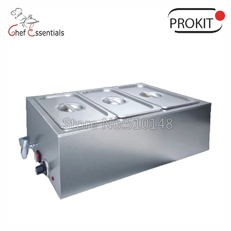 PKLH-165BT-3 Electric Bain Marie #201 stainless steel counter top food warming showcase commercial soup display 3 pans
PKLH-165BT-3 Electric Bain Marie #201 stainless steel counter top food warming showcase commercial soup display 3 pans