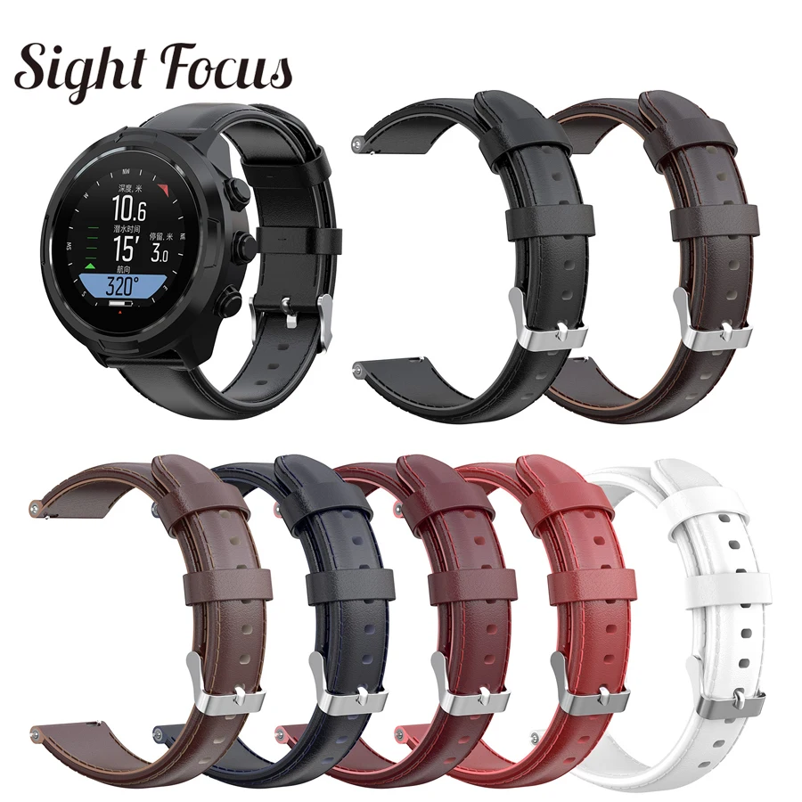 Sight Focus Quick Release Leather Watch Strap For Suunto 9 Band 24MM Suunto D5 Watchband TRAVERSE Strap Spartan sport Watch Band
Sight Focus Quick Release Leather Watch Strap For Suunto 9 Band 24MM Suunto D5 Watchband TRAVERSE Strap Spartan sport Watch Band