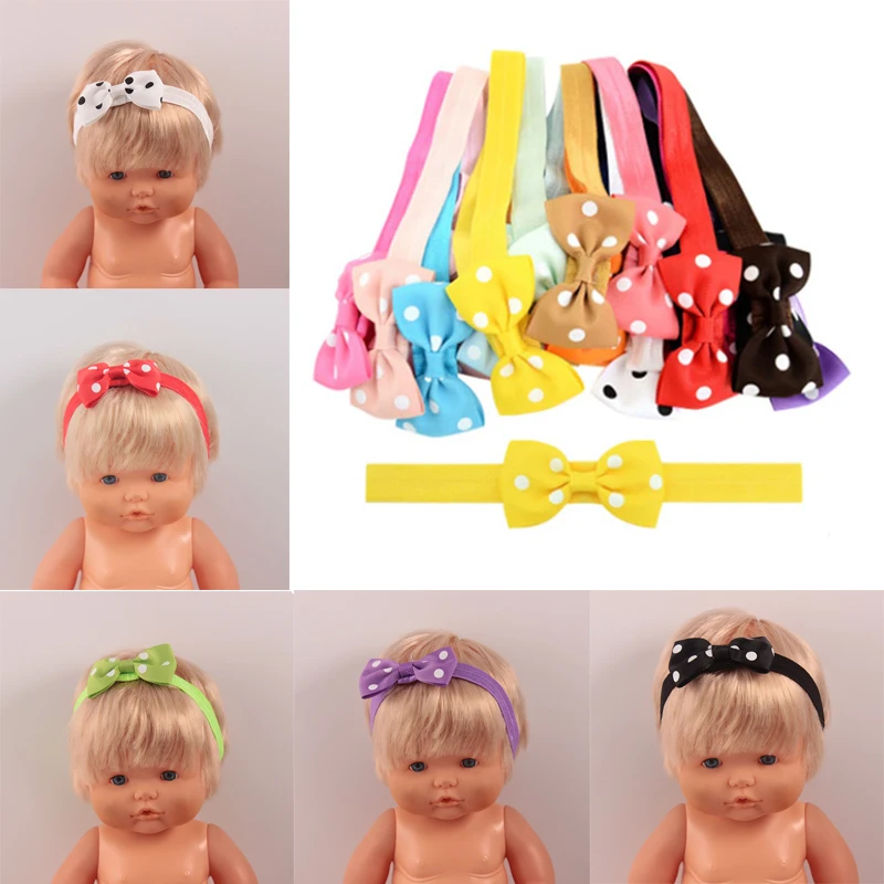 15 colors 16inch Nenuco Doll Accessories Multicolor bow tie Headband DIY Elastic ribbon Hair Bands for 41CM Nenuco Doll
15 colors 16inch Nenuco Doll Accessories Multicolor bow tie Headband DIY Elastic ribbon Hair Bands for 41CM Nenuco Doll