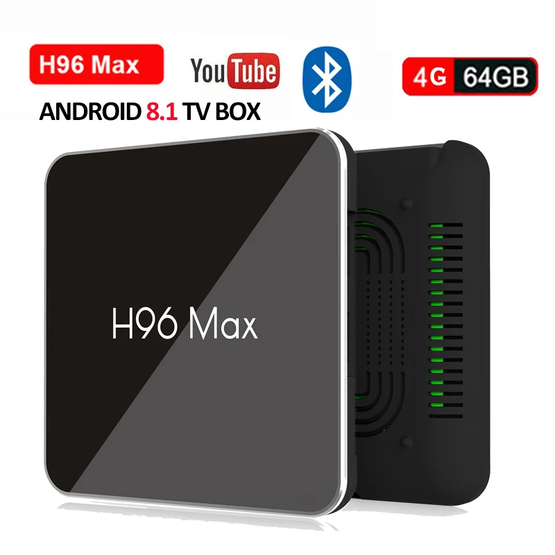 H96 Max X2 Android 8.1 TV Box Amlogic S905X2 Quad Core 4GB/32GB 64GB 2.4G/5G Dual WiFi Bluetooth 100M LAN USB 3.0 4K Set Top Box
H96 Max X2 Android 8.1 TV Box Amlogic S905X2 Quad Core 4GB/32GB 64GB 2.4G/5G Dual WiFi Bluetooth 100M LAN USB 3.0 4K Set Top Box