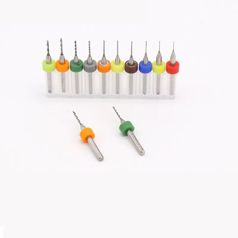 10pcs/lots Carbide small drill bits PCB drill bit Carving bit for PCB, SMT, CNC, mold, engraving 0.1-3.0mm
10pcs/lots Carbide small drill bits PCB drill bit Carving bit for PCB, SMT, CNC, mold, engraving 0.1-3.0mm