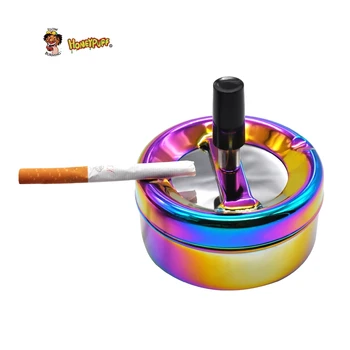 Rainbow Color Stainless Steel Ashtray 94MM Press Rotary Portable Ash Tray Ashtray Metal Ashtray With Lids Metal Ashtray
Rainbow Color Stainless Steel Ashtray 94MM Press Rotary Portable Ash Tray Ashtray Metal Ashtray With Lids Metal Ashtray