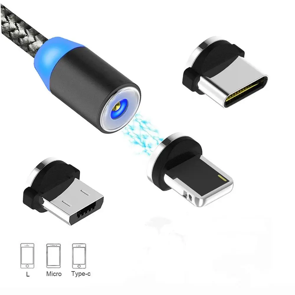 Fanshu Magnetic USB Charging Cable Micro USB Type C Lightning Multi 3-in-1 Cable Charger for Android iphone Xiaomi Samsung Phone
Fanshu Magnetic USB Charging Cable Micro USB Type C Lightning Multi 3-in-1 Cable Charger for Android iphone Xiaomi Samsung Phone