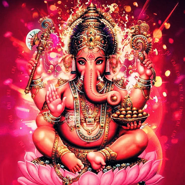 5D DIY Diamond Painting Ganesha Embroidery Full Round Diamond Cross Stitch Rhinestone Mosaic Painting Religion Crafts Decor 
5D DIY Diamond Painting Ganesha Embroidery Full Round Diamond Cross Stitch Rhinestone Mosaic Painting Religion Crafts Decor