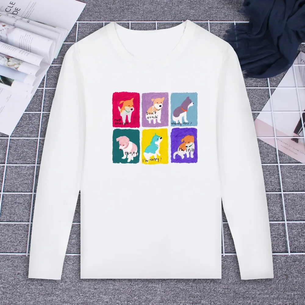 2019 Pure Cotton TShirt Cute Pig Kawaii Dog Cat Cartoon Nursery Printed Long Sleeve Fashion Casual Tops & Tees Brand Clothing
2019 Pure Cotton TShirt Cute Pig Kawaii Dog Cat Cartoon Nursery Printed Long Sleeve Fashion Casual Tops & Tees Brand Clothing