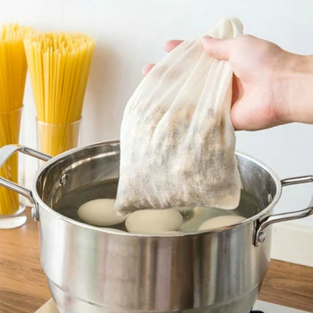 Behogar 6pcs Reusable Mesh Cotton Muslin Cloth Strainer Filter Straining Bag Drawstring for Nut Milk Juice Cold Brew 30 x 40cm 
Behogar 6pcs Reusable Mesh Cotton Muslin Cloth Strainer Filter Straining Bag Drawstring for Nut Milk Juice Cold Brew 30 x 40cm