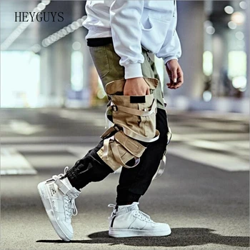 2020 Hip Hop Cargo Pant Streetwear Men Baggy Harem Pant Patchwork Multi Pocket Trousers Casual Tatical Pant Swag Ribbon Harajuku
2020 Hip Hop Cargo Pant Streetwear Men Baggy Harem Pant Patchwork Multi Pocket Trousers Casual Tatical Pant Swag Ribbon Harajuku