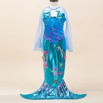 New Girls Mermaid Dresses with Pearl Children Halloween Little Mermaid Cosplay Costumes for Kids Carnival Party Dress
New Girls Mermaid Dresses with Pearl Children Halloween Little Mermaid Cosplay Costumes for Kids Carnival Party Dress