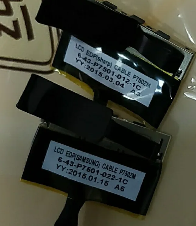 LCD EDP CABLE P750ZM 6-43-P7501-022-1C 6-43-P7501-012-1C for P751ZM/P75DM/P751DM/P750ZMG with 0.4mm/0.5mm EDP 40P 4K SCREEN
LCD EDP CABLE P750ZM 6-43-P7501-022-1C 6-43-P7501-012-1C for P751ZM/P75DM/P751DM/P750ZMG with 0.4mm/0.5mm EDP 40P 4K SCREEN