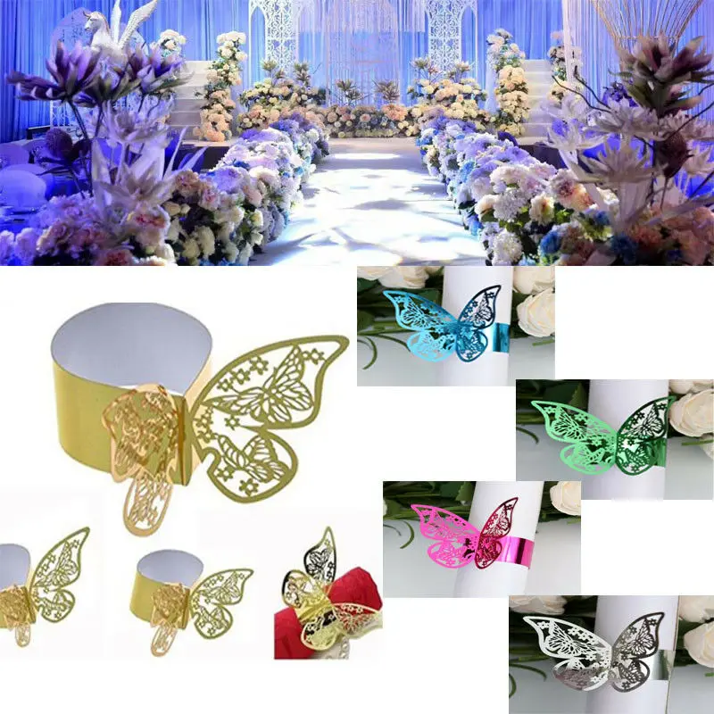 20PCS X Laser Cut Paper Butterfly Napkin Rings Holders for Wedding Happy Birtherday Party Table Decoration
20PCS X Laser Cut Paper Butterfly Napkin Rings Holders for Wedding Happy Birtherday Party Table Decoration
