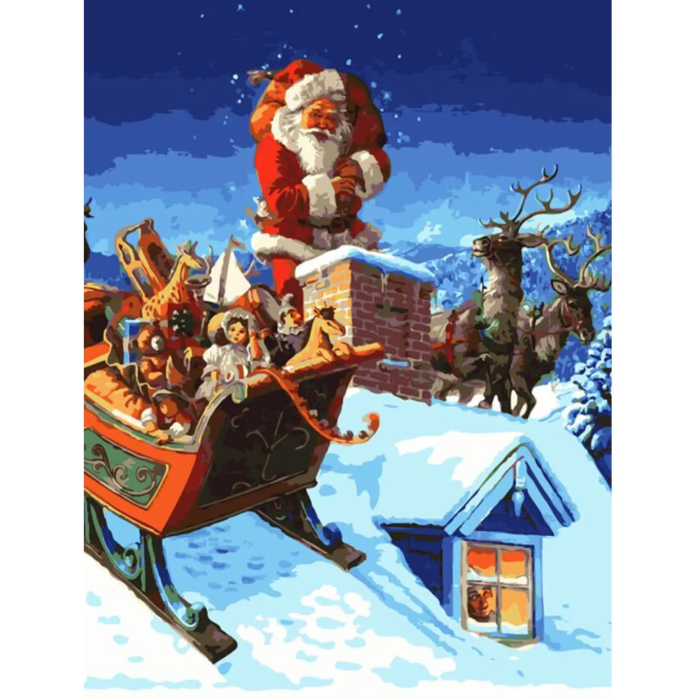 DIY PBN Christmas Arcylic Painting By Numbers On Canvas Framed Wall Pictures Art For Living Room Home Decoration
DIY PBN Christmas Arcylic Painting By Numbers On Canvas Framed Wall Pictures Art For Living Room Home Decoration