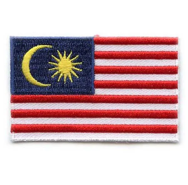 

Malaysia Cloth Patches Made by Twill with Heat Cut Edge and Iron On Backing MOQ50pcs Free Shipping by Post