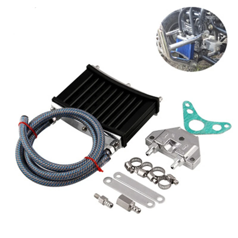 For 125cc 140cc 150cc A-T-V P-I-T P-R-O Trail Dirt Motorcycle CNC Aluminum Engine Oil Cooler Cooling Radiator Kit
For 125cc 140cc 150cc A-T-V P-I-T P-R-O Trail Dirt Motorcycle CNC Aluminum Engine Oil Cooler Cooling Radiator Kit