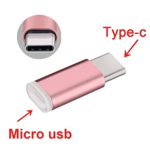 Metal Mini USB Type C Fast Charger Micro USB Cable Type-C 3.0 3.1 Data Sync charging Adapter Converter for XIAOMI redmi 4 HUAWEI