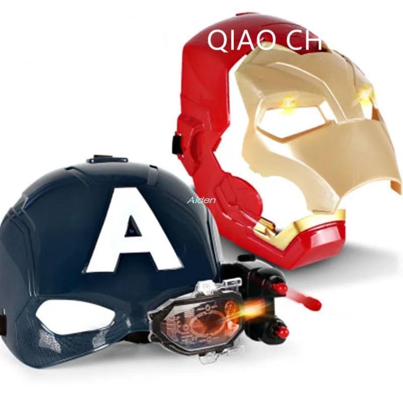 9" Avengers: Endgame Superhero Captain America Iron Man Mask With LED Light PVC Action Figure Collectible Model Toy 22CM B1961
9" Avengers: Endgame Superhero Captain America Iron Man Mask With LED Light PVC Action Figure Collectible Model Toy 22CM B1961