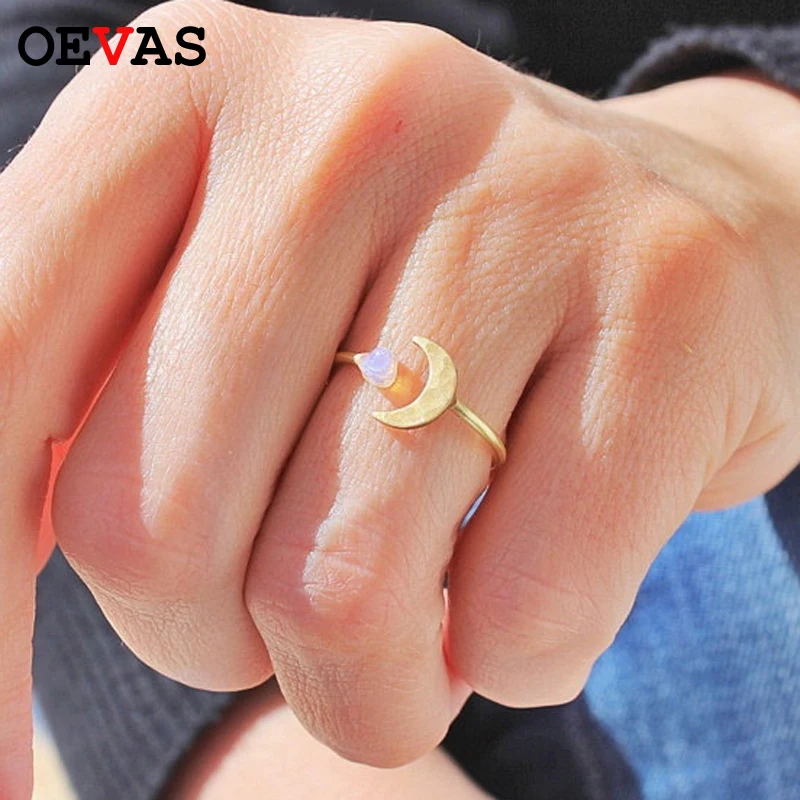 Simple and Elegant Moonstone Gold color Moon ring High quality Engagement Party jewelry Cute girls finger rings bague femme Anel
Simple and Elegant Moonstone Gold color Moon ring High quality Engagement Party jewelry Cute girls finger rings bague femme Anel