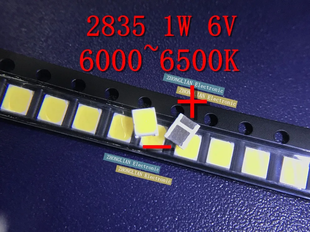 200 шт./лот 2835 6 в белые лампы высокой яркости 1 Вт 3528 6000-6500K Шэньчжэнь спот
200 шт./лот 2835 6 в белые лампы высокой яркости 1 Вт 3528 6000-6500K Шэньчжэнь спот