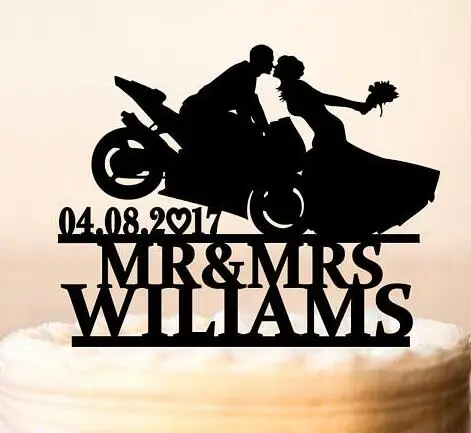 personalized Motorcycle Couple wedding Cake Toppers bride groom engagement bridal shower party decorations
personalized Motorcycle Couple wedding Cake Toppers bride groom engagement bridal shower party decorations