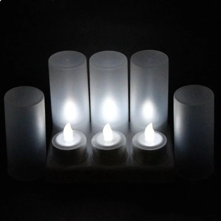 set of 6 Rechargeable Flameless Tea Light LED Candle lamp TeaLight Xmas Christmas Party Wedding Home Bar Decor-5 Colors optional
set of 6 Rechargeable Flameless Tea Light LED Candle lamp TeaLight Xmas Christmas Party Wedding Home Bar Decor-5 Colors optional