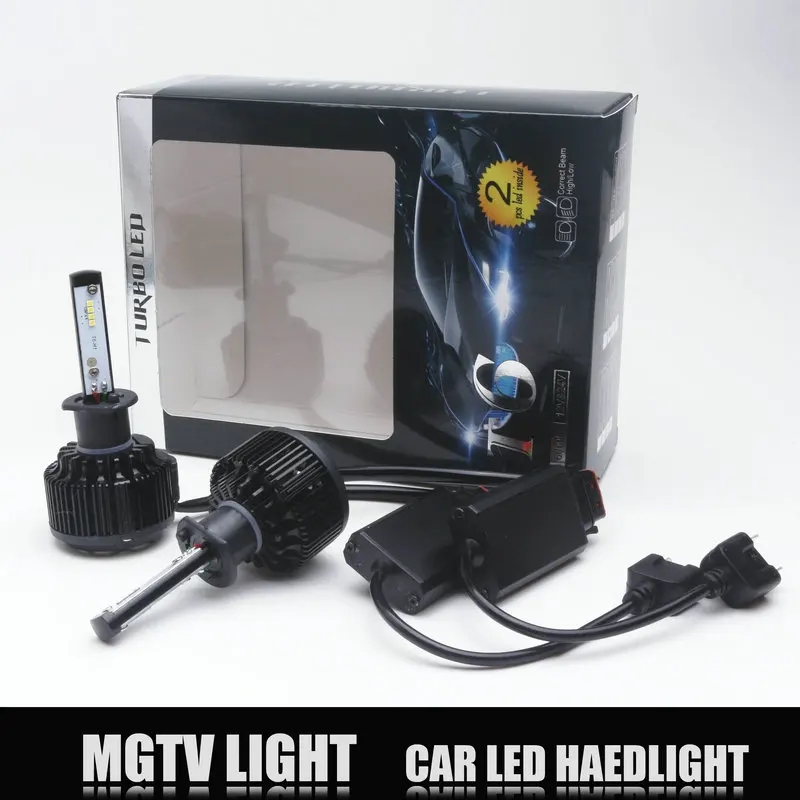 Комплект для автомобильных светодиодных фар MGTV H1 H7H11 9005/HB3 9006 H4 H13 9004-7 6000 лм 60 Вт к |