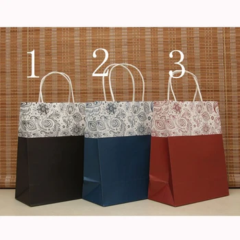20 Pcs Kraft paper Gift bag with handle Festival jewelry bags wedding birthday party gift package Wrapping Supplies 27x21x11cm
20 Pcs Kraft paper Gift bag with handle Festival jewelry bags wedding birthday party gift package Wrapping Supplies 27x21x11cm