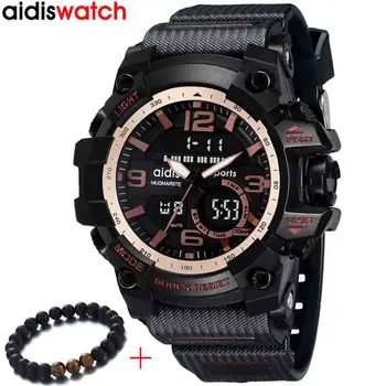 2020 Luxury Men Watch Top Brand ADDIES Waterproof Sports Military Watches Men LED Digital Double Display Electronic Quartz Watch
2020 Luxury Men Watch Top Brand ADDIES Waterproof Sports Military Watches Men LED Digital Double Display Electronic Quartz Watch