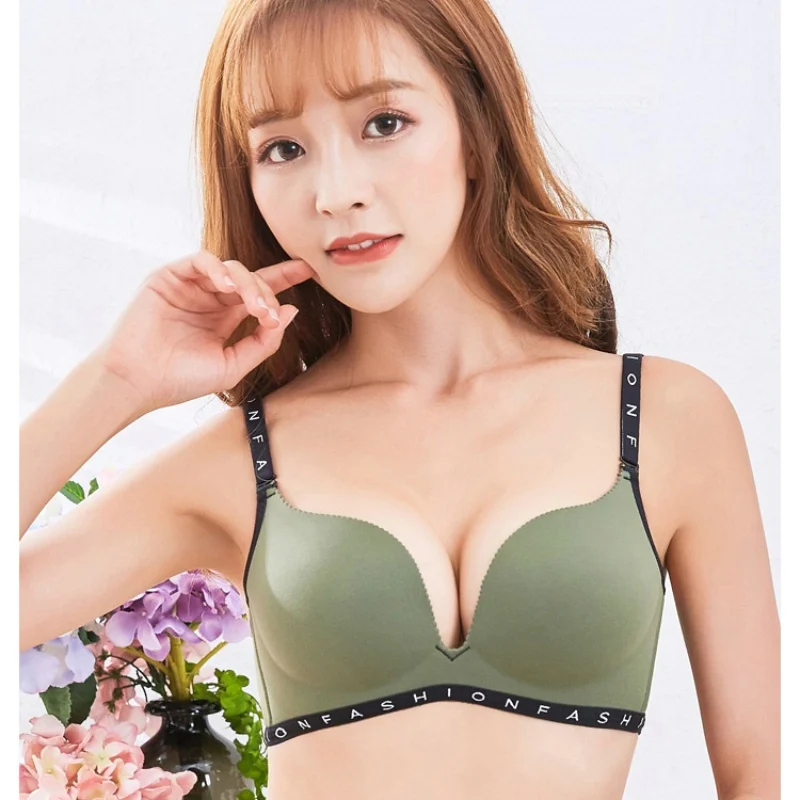 Solid Color One-Piece Seamless Wire Free Push Up Sexy Bra Breathable Cotton Cup Wide Straps Soutien Gorge Women
Solid Color One-Piece Seamless Wire Free Push Up Sexy Bra Breathable Cotton Cup Wide Straps Soutien Gorge Women