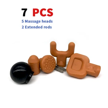 7 pcs Massage Gun - Chiropractic Massager with 7 Kinds Heads - Trigger Point Jigsaw Massager - Portable 
7 pcs Massage Gun - Chiropractic Massager with 7 Kinds Heads - Trigger Point Jigsaw Massager - Portable