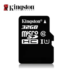 Kingston микро Флэшка карта 16 ГБ 32 ГБ 64 Гб 128 ГБ 256 Гб карта памяти класс 10 SDHC UHS-I U1 80 МБ/с./с C10 TF карта 8G C4 для смартфонов