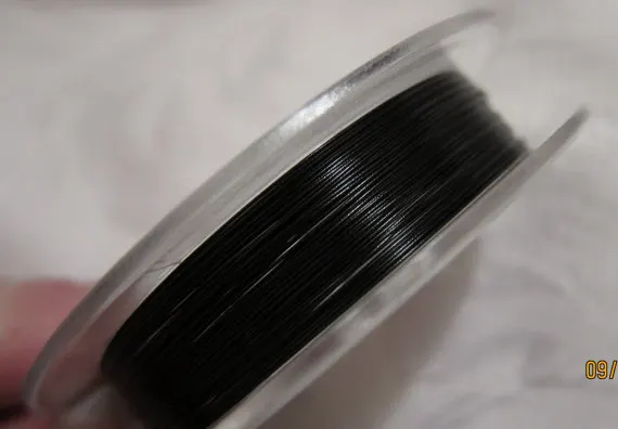MicroWrap Wrapping Wire, 0.014" dia, Stainless Steel, Nylon Coated, Black, Single Strand - Available in 30 ft & 100 ft Spools
MicroWrap Wrapping Wire, 0.014" dia, Stainless Steel, Nylon Coated, Black, Single Strand - Available in 30 ft & 100 ft Spools