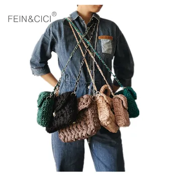 Weave Bag women Handmade Crochet Knitting messenger Bag small mini cute Shoulder Bag summer clutch green white black purple 2019
Weave Bag women Handmade Crochet Knitting messenger Bag small mini cute Shoulder Bag summer clutch green white black purple 2019